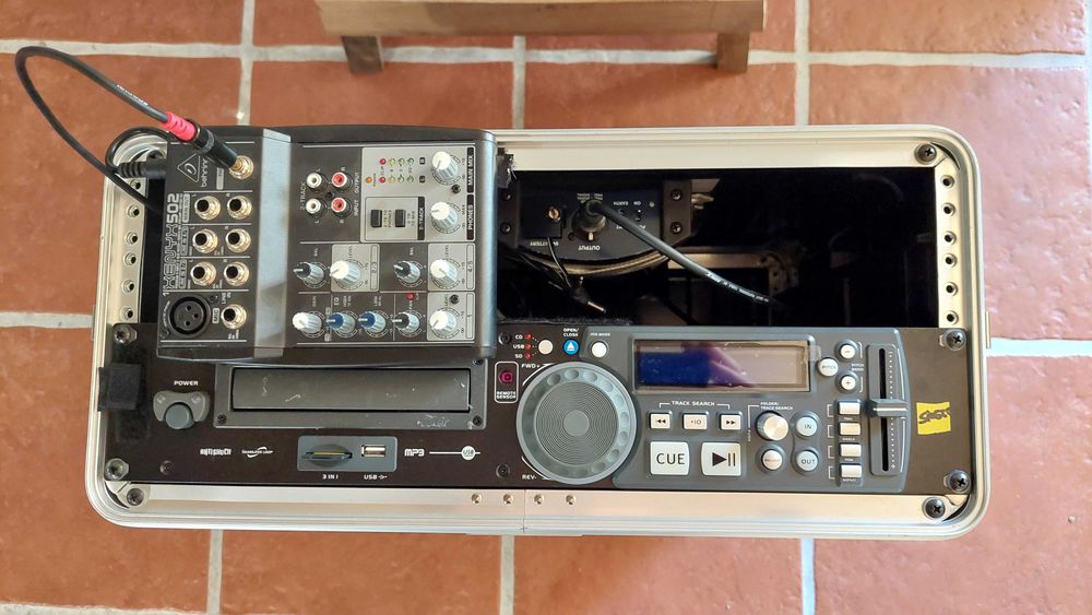 Equipamento para utilização de Backing Track