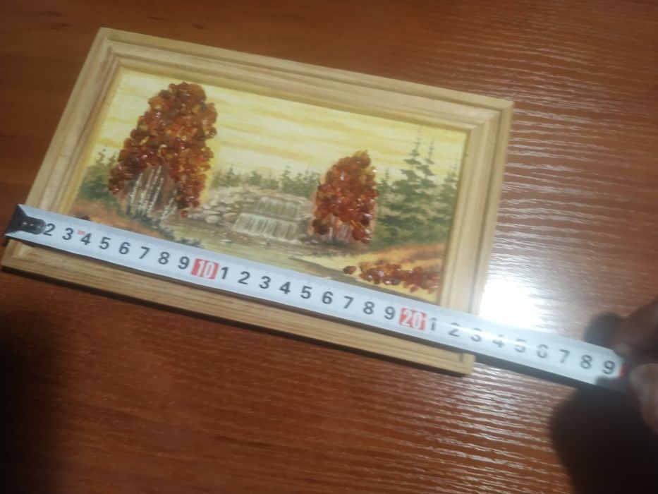 Картина с янтарём