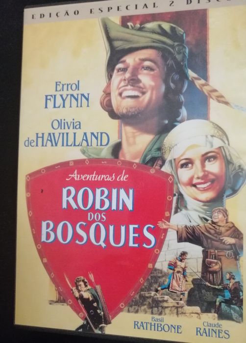 As Aventuras de Robin dos Bosques, c/ Errol  Flynn - dvd
