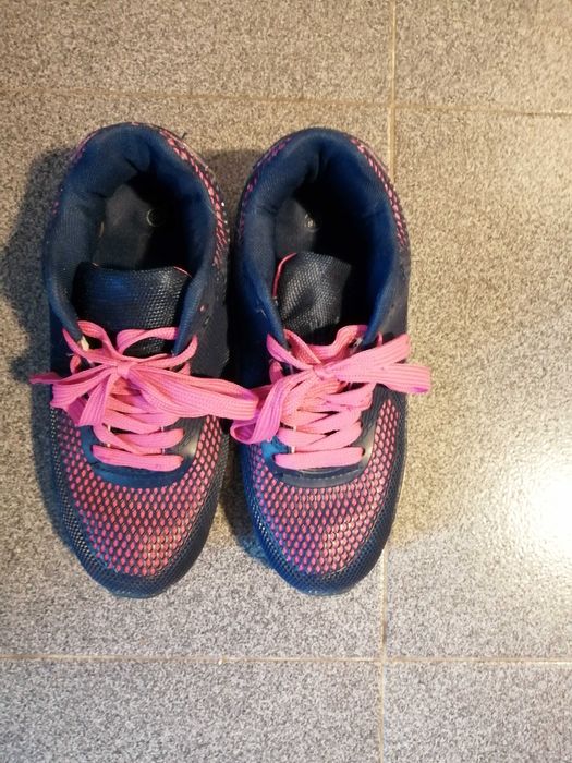 Sapatilhas Rosa e azul