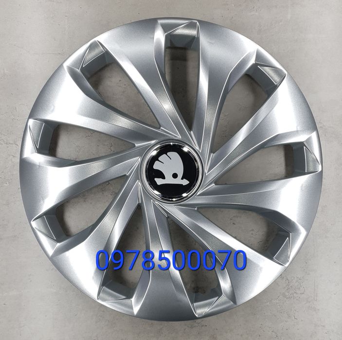 Ковпаки Шкода R15 Octavia Karoq Rapid Superb Fabia Yeti Колпаки Skoda