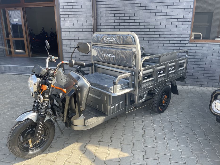Вантажний груз Електротрицикл Муравей Fada  Мул, Вол, Бізон 2 квт
