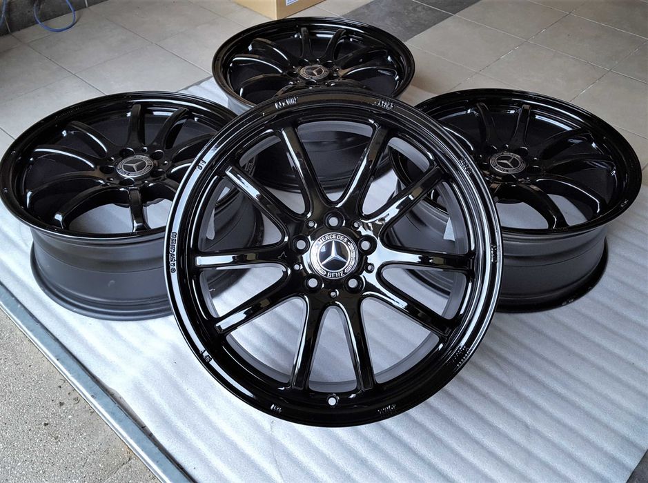Alufelgi 19 5x112 Mercedes C E S V CLK CLS GLK GLC ML Vito Czarne z Rantem ! 430#