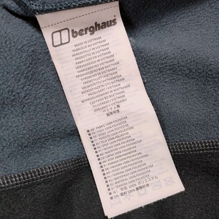 BERGHAUS Polar Męski Half Zip Logo r. M