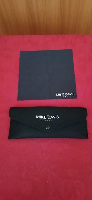 Bolsa de tecido para óculos Mike Davis, nova