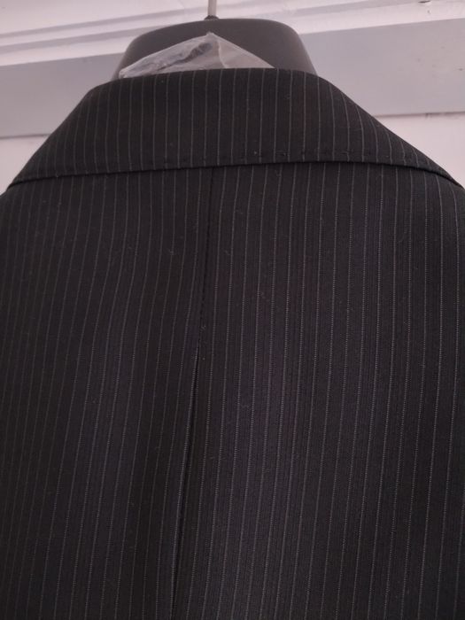 Fatos completos cinza com riscas  tam XL_46