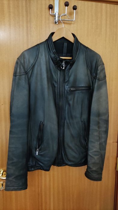 Casaca de cabedal Massimo Dutti