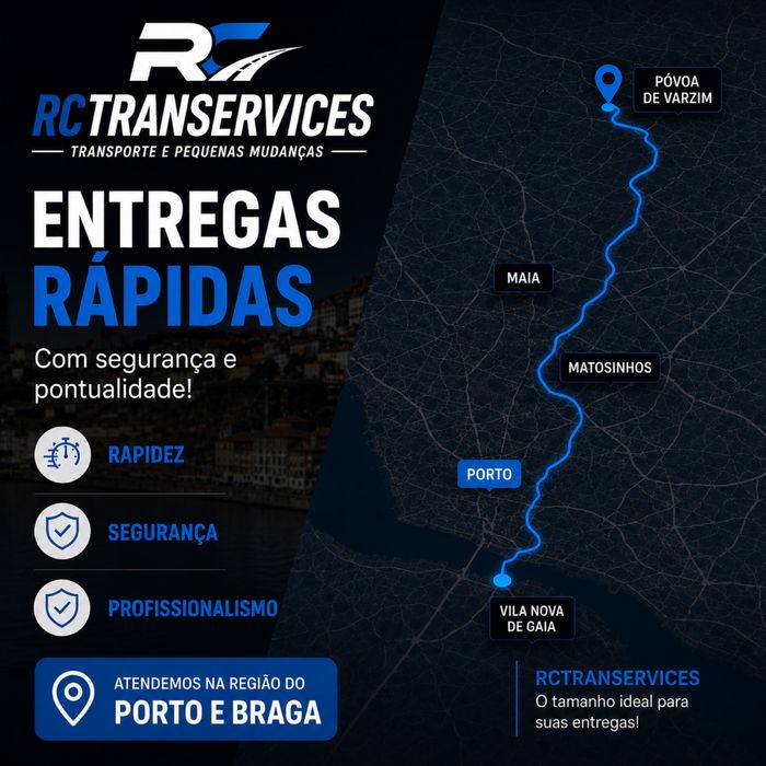 Serviço de entrega e mudanças pequenas