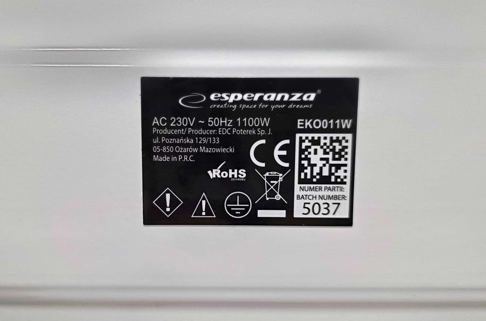 Kuchenka mikrofalowa Esperanza EKO011W