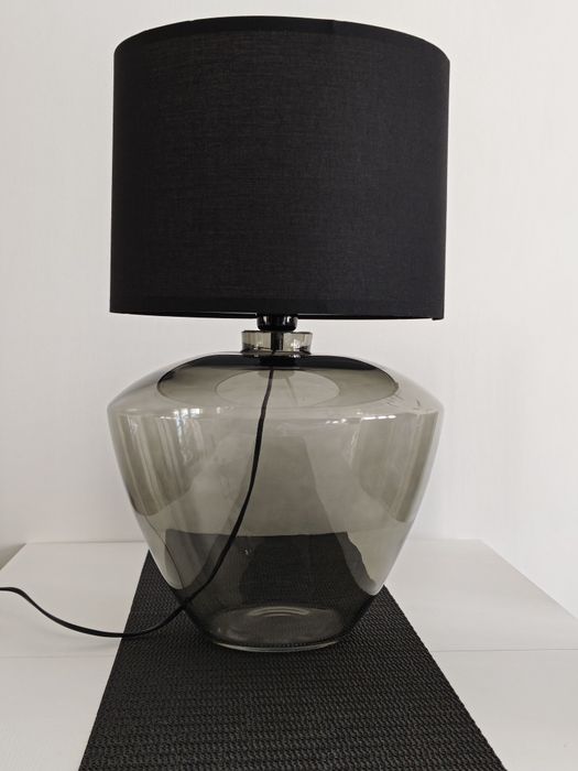 Lampa stołowa/nocna grafit