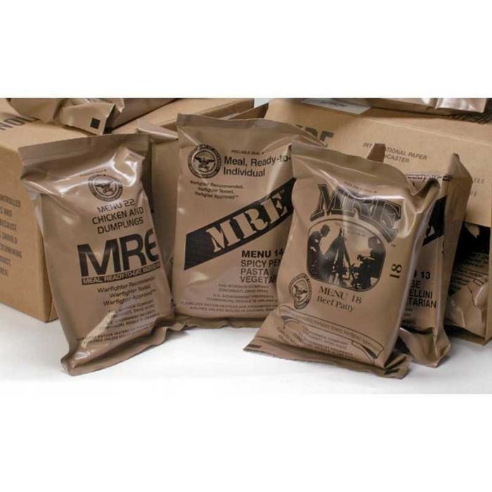 Amerykańska wojskowa racja żywnościowa - MRE (Karton A lub Karton B,