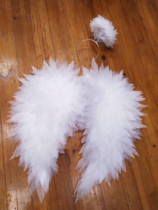 Крила ангела та німб