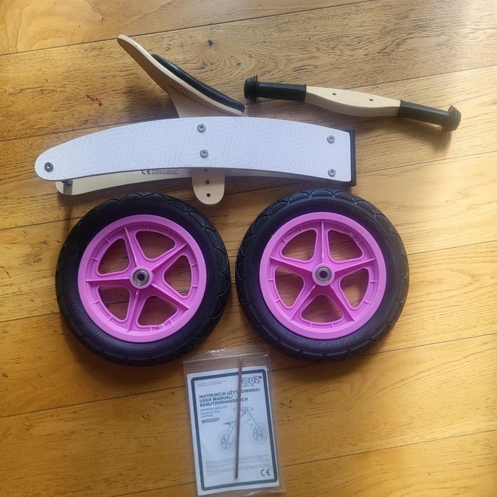 Nowy rowerek biegowy TOYZ Woody -brak przedniej widelki