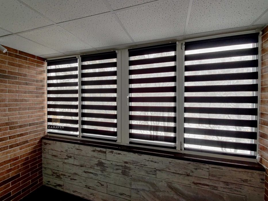 Рулонні штори blackout або термо, Ролети день-ніч, Тканеві жалюзі