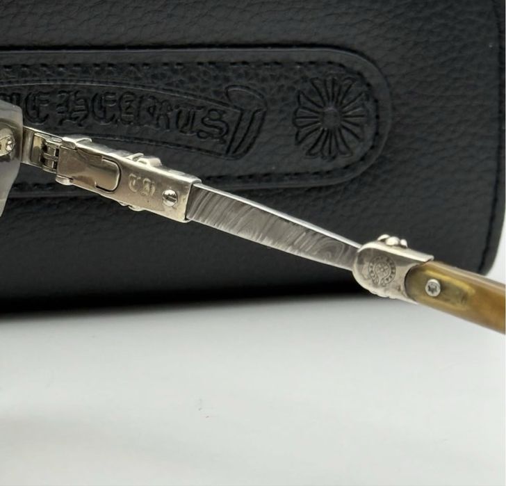 Срібні окуляри Chrome Hearts