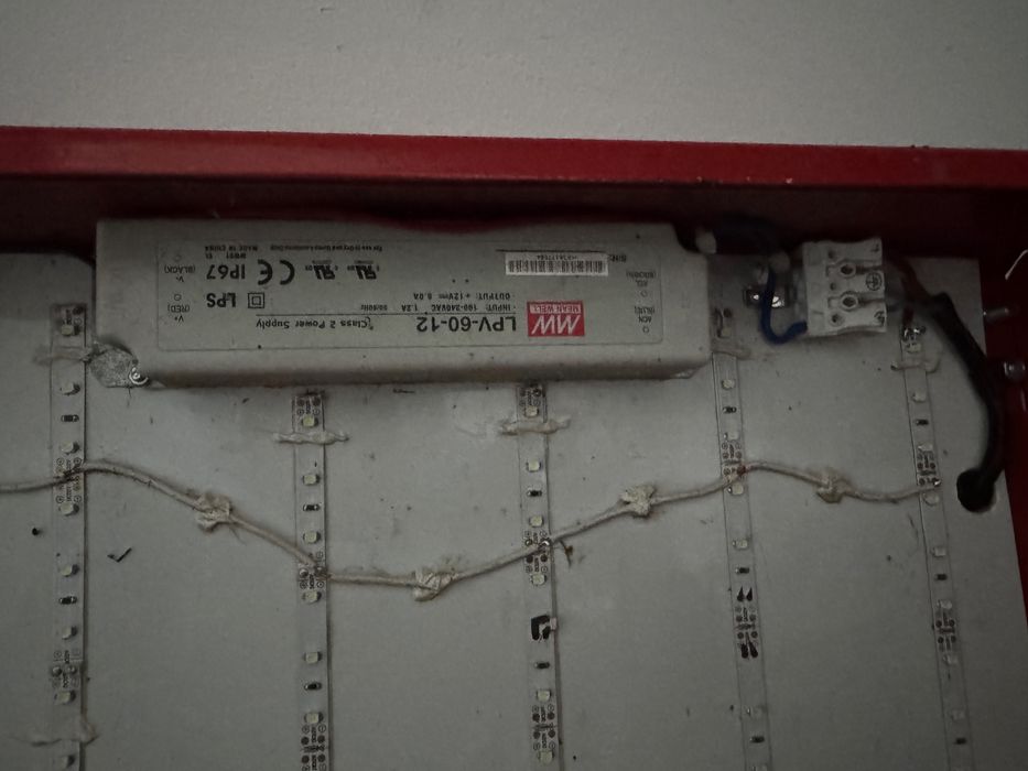 Panel LED podswietlenie reklamy 50x160