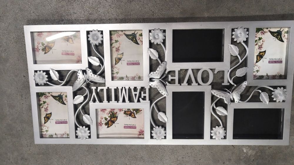 Quadro passpartout para várias fotos