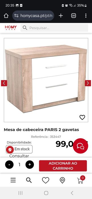 Cama de casal com mesa cabeceira64861523078402122