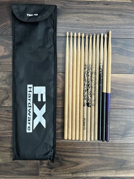 Drumcraft Series 8 Kit completo + 9 pratos Sabian + acessórios