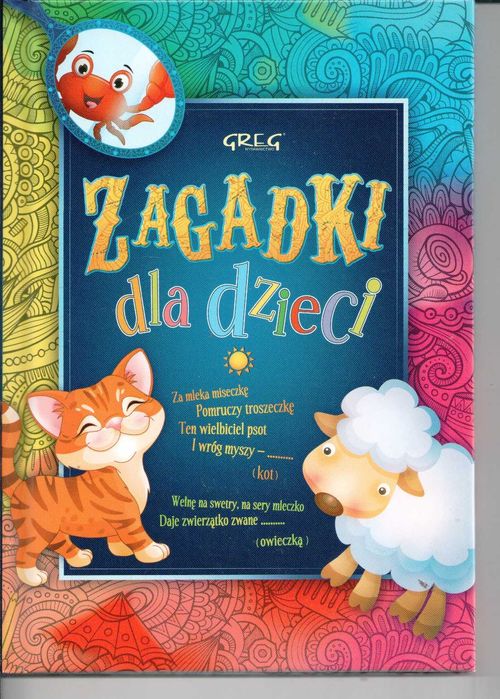 Zagadki dla dzieci Wydawnictwo Greg