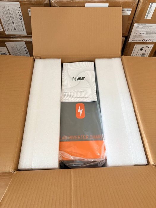 Гибридный солнечный инвертор powmr 12v/24v 2.3/4.2 квт 4200в 2300в