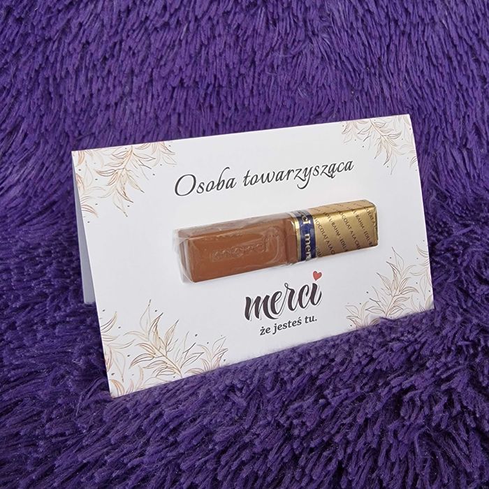 Podziękowanie dla gości - Winietka Merci