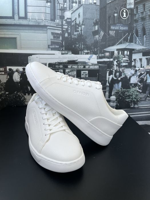 Кеди білі чоловічі Calvin Klein Falconi Sneaker Оригінал  43,5