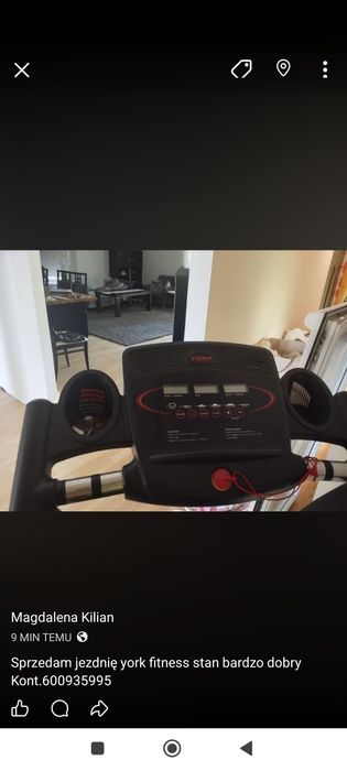 Bieżnia  york fitness