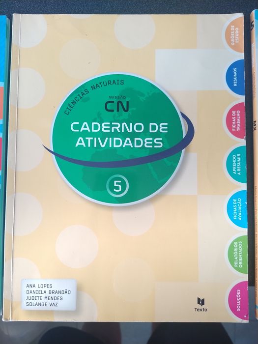 Livros de Fichas 5 ANO em muito bom estado.