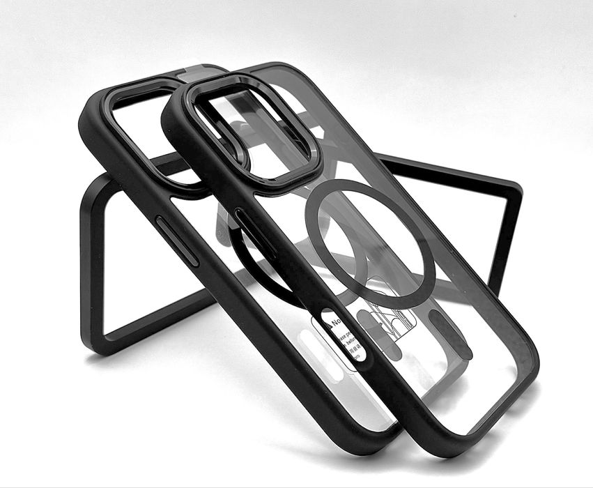 Чехол на IPhone 16 Pro Max Black MagSafe, 14 Pro Max Black, 13 Pro