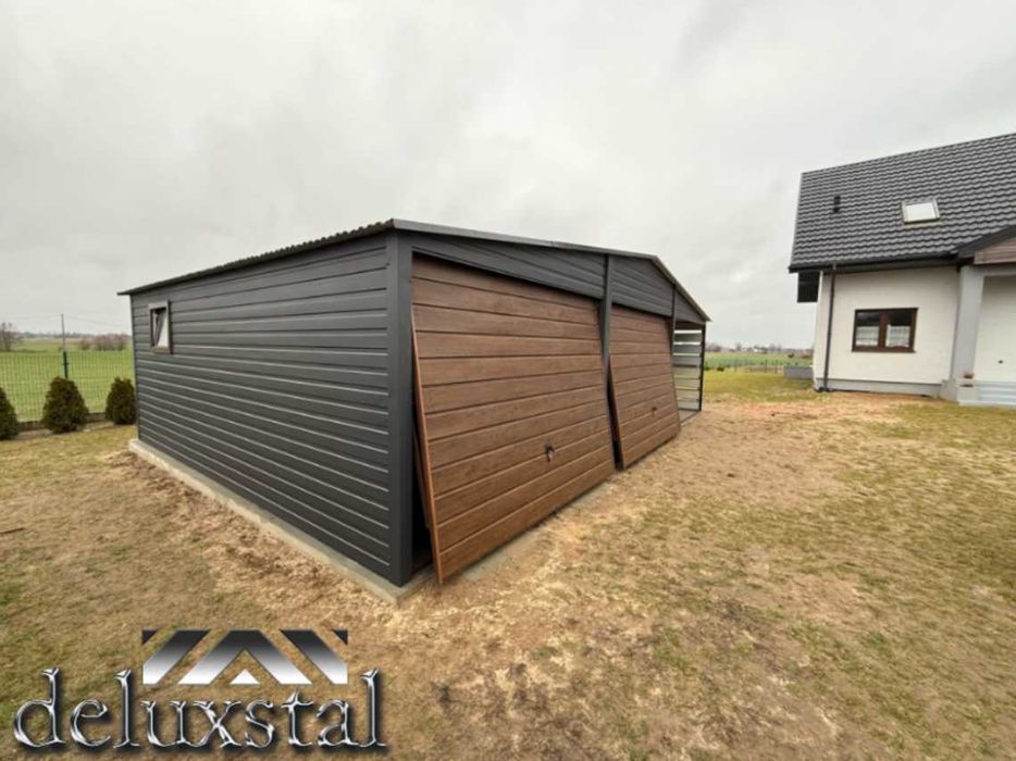 Garaze blaszane 9x6 premium profil poziom