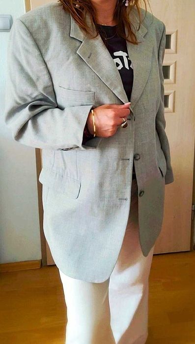 Marynarka z domieszką wełny, oversize , firmy C&A