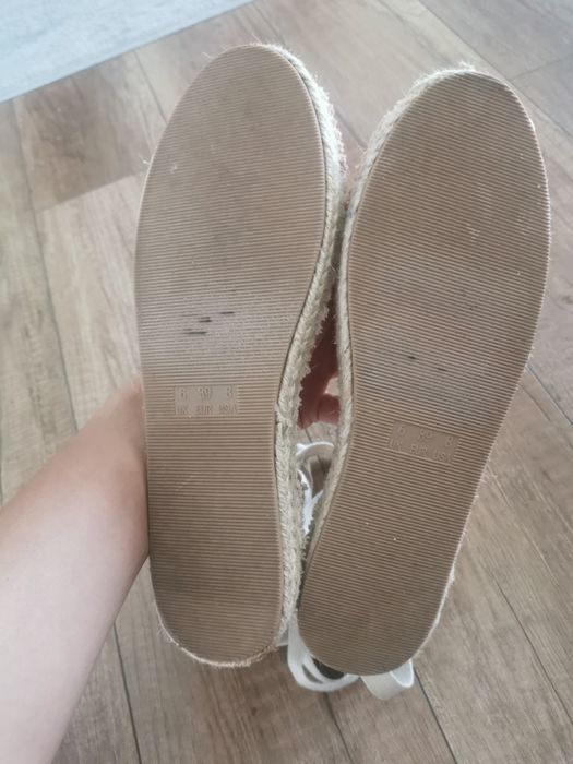 Espadryle Primark 38/39 bez róż