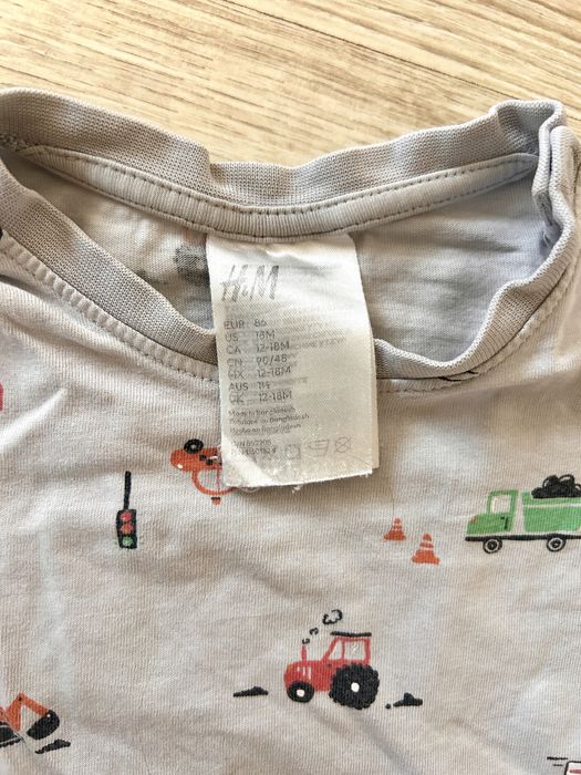 Pizama dwuczesciowa krotki rekaw hm