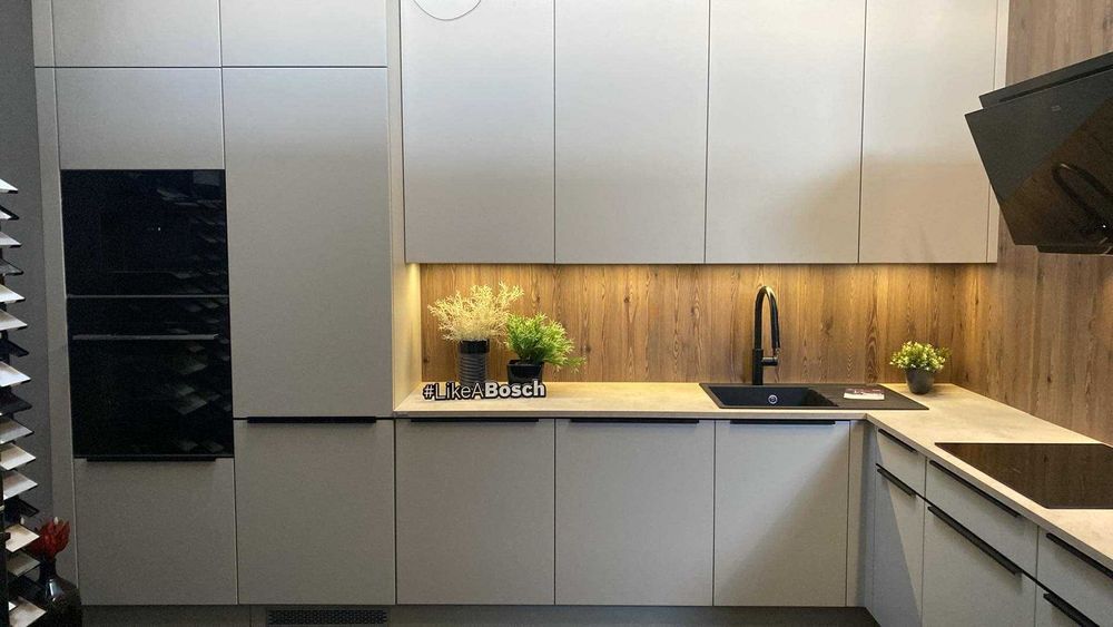 Meble kuchenne ATLAS – wyprzedaż – model NELA z blatem laminowanym