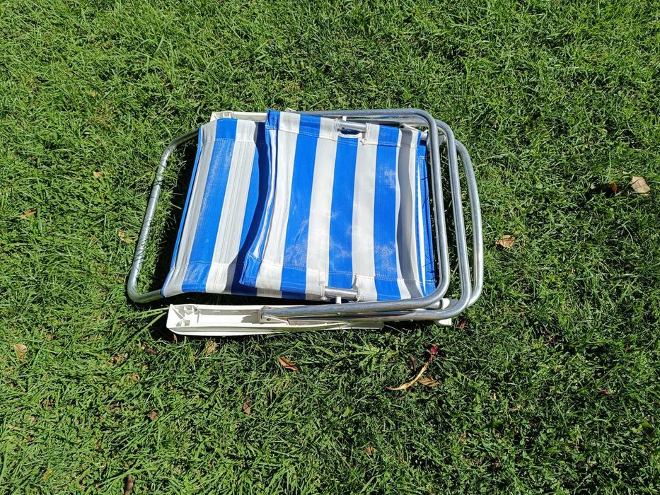 Conjunto de 2 Cadeiras de Praia / Jardim Reclináveis – Excelente Estado