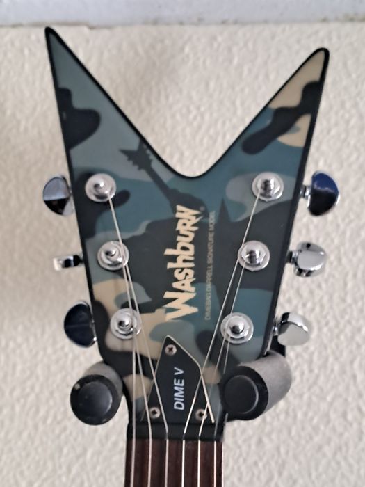 Guitarra elétrica washburn dimeV com seymor duncans