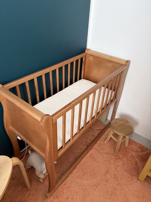 Mini łóżeczko Woodies Noble Crib 90x40 – Vintage