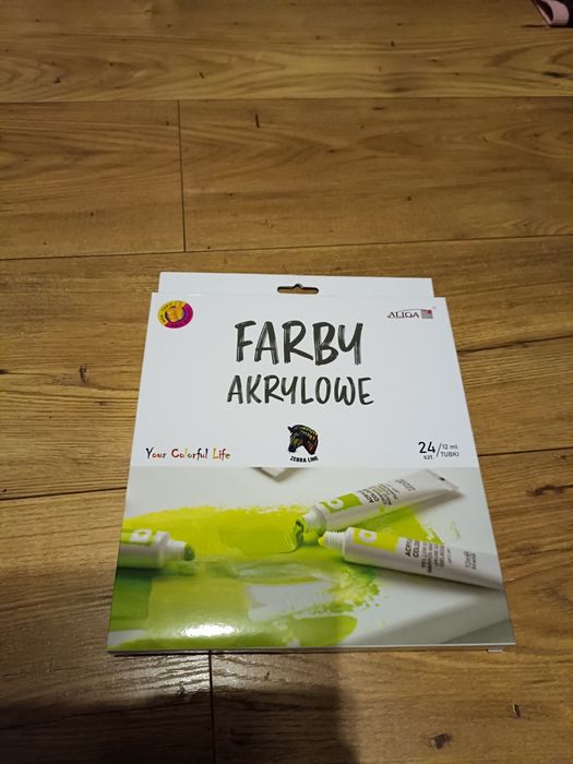 Farby akrylowe 24 sztuki