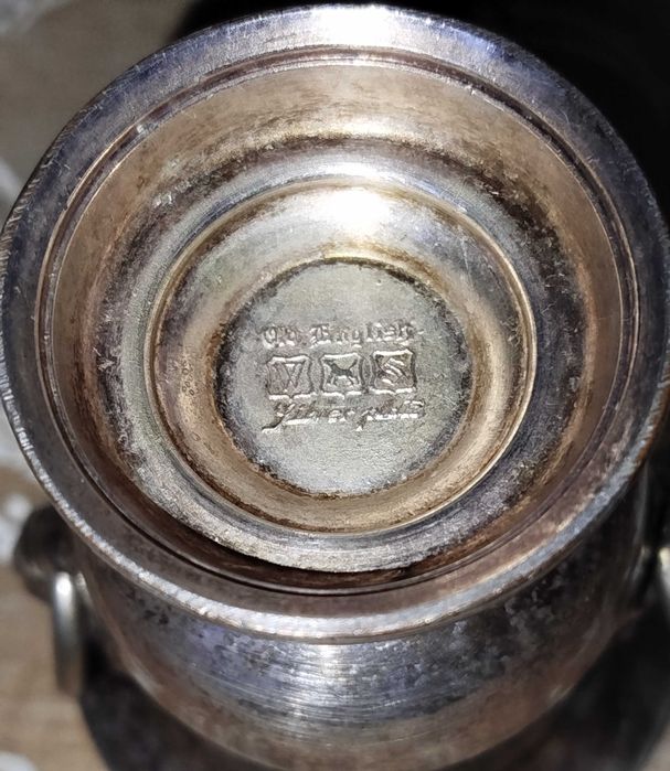 Antigo Vaso miniatura (Porta Palitos), casquinha Inglesa