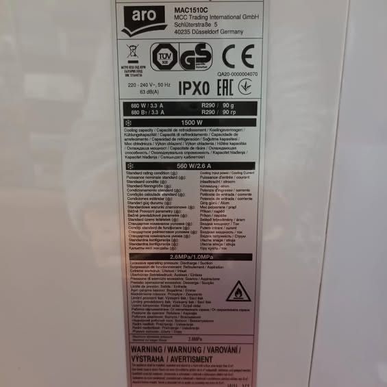 Mobile Local Air Conditioner Aro