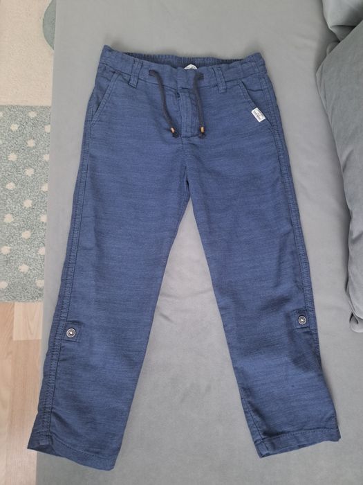 Spodnie lniane H&M 116
