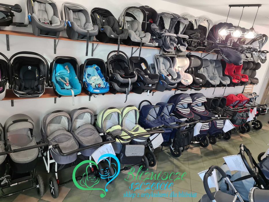 Wózek dla bliźniaków 2w1 Bumbleride Indie Twin NOWY