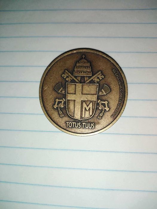 Medalha de homenagem ao Papa João Paulo ||