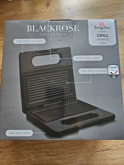 Grill berlinger haus blackrose bh9147