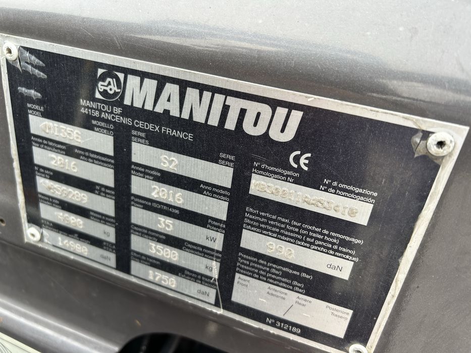 Wózek widłowy widlak gazowy MANITOU MI35G rok 2016