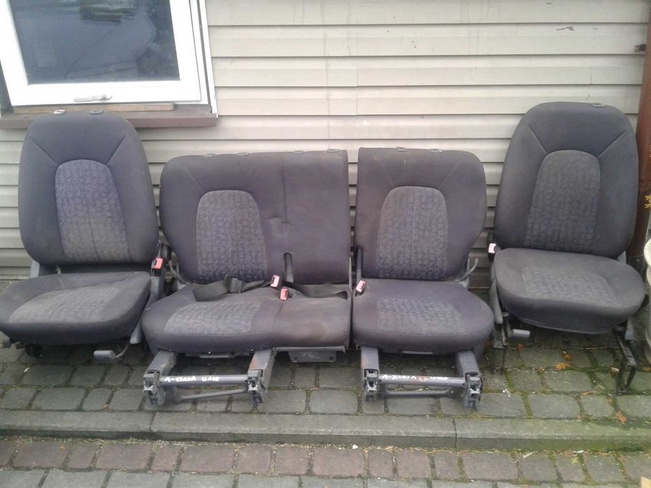 Fotele Przód Tył Kanapa Oparcie Mercedes A-Klasa W168 A168 Maska Lampy