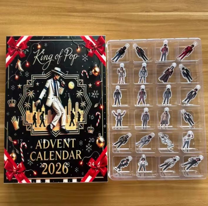 Адвент календарь advent calendar Майкл Джексон 24 дня акриловые фигурки  Michael Jackson