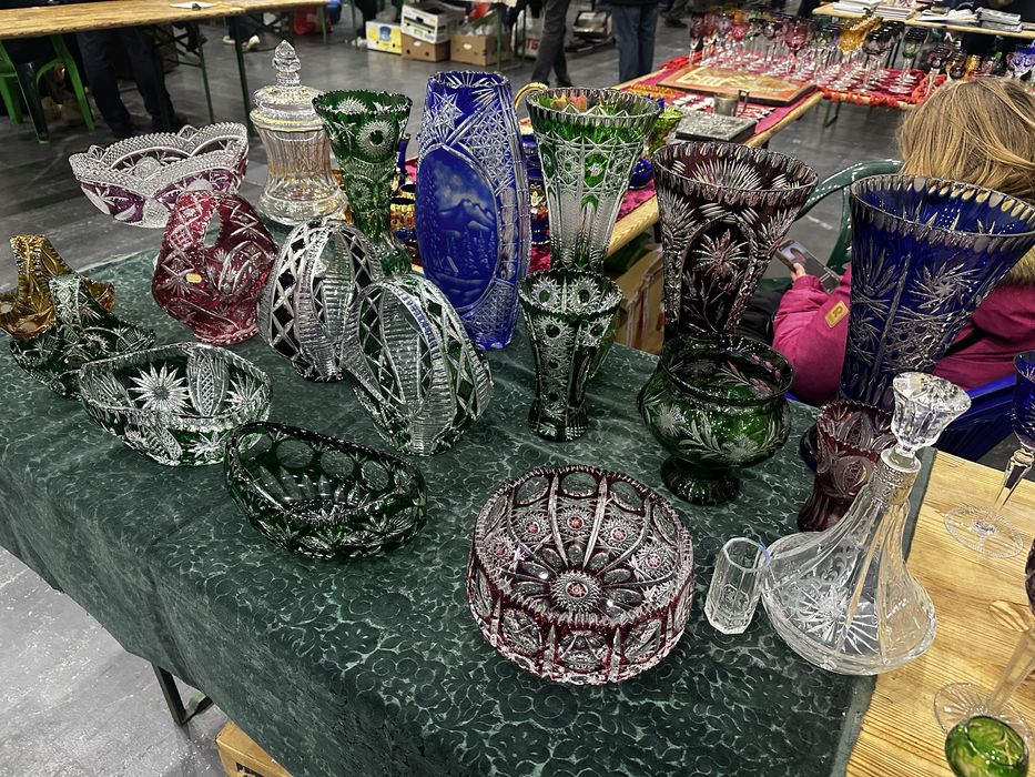 Хрусталь, цветной хрусталь. Бокалы . Вазы. Стопки. Графины