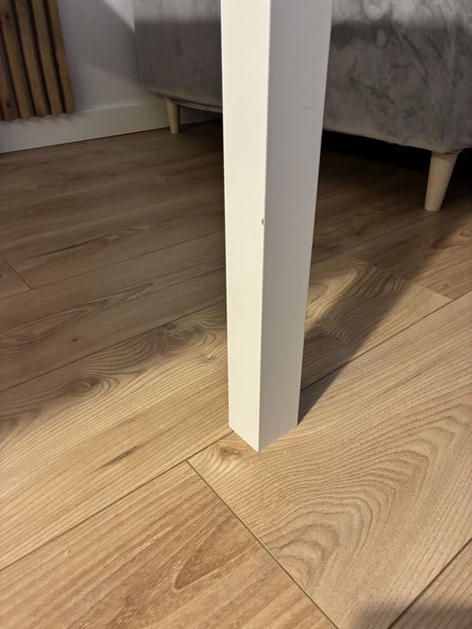 Stół do jadalni ADAM 120x68 Dąb Lancelot / Biały mat